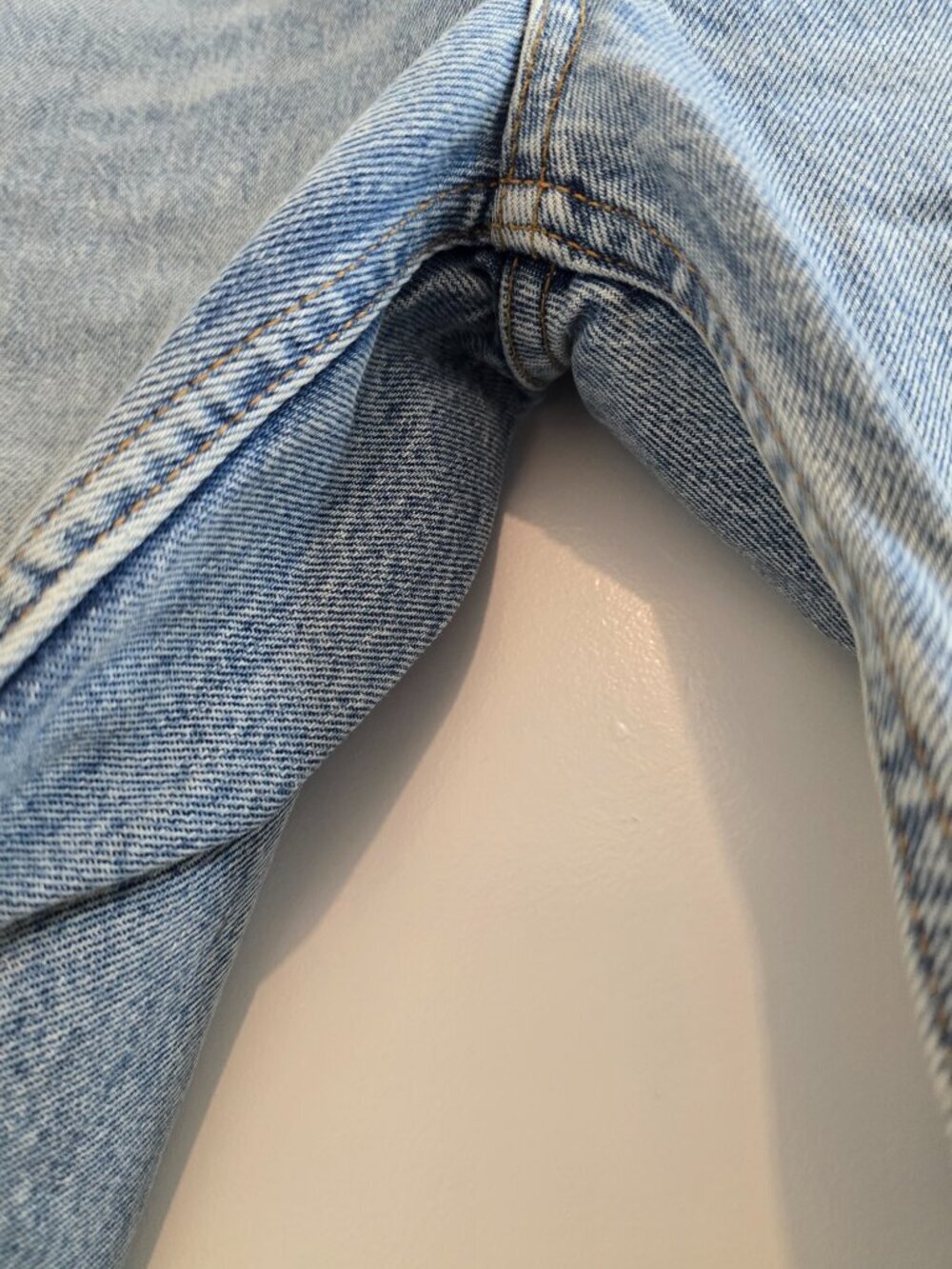 RE/DONE Originals Easy Straight Jeans - 70S Stovepipe - Ripped Tide - Picture 6 of 13